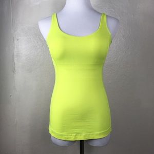 Lululemon Neon Yellow Tanktop
